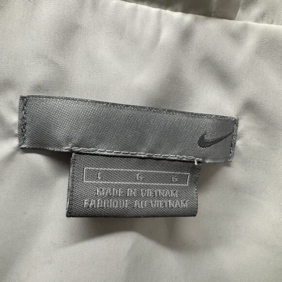 Nike Track Jacket Mens Large Black Gray White Full Zip + Pockets Active Vintage - Picture 2 of 8